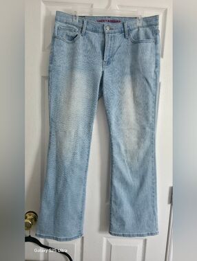 Womens Lucky Brand Light Blue Faded Bootcut Jeans